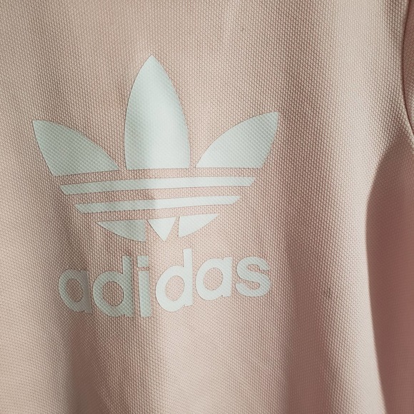ADIDAS Pink White Short Sleeve Shirt - Picture 2 of 9
